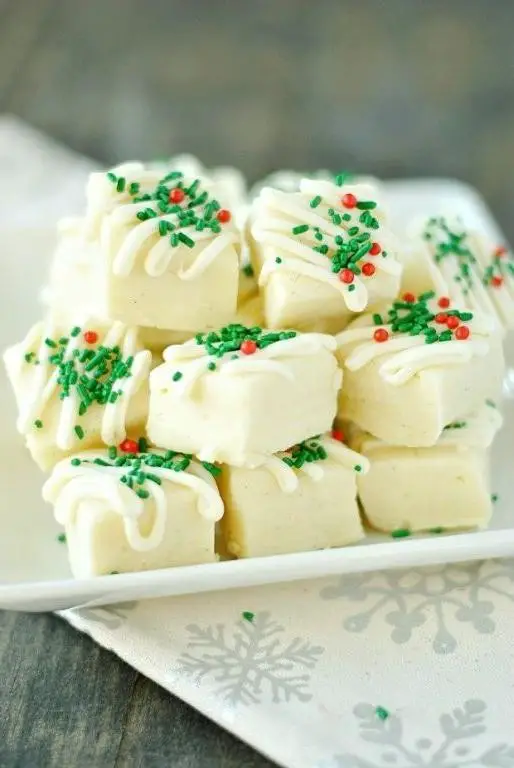 Vanilla Bean Christmas Fudge
