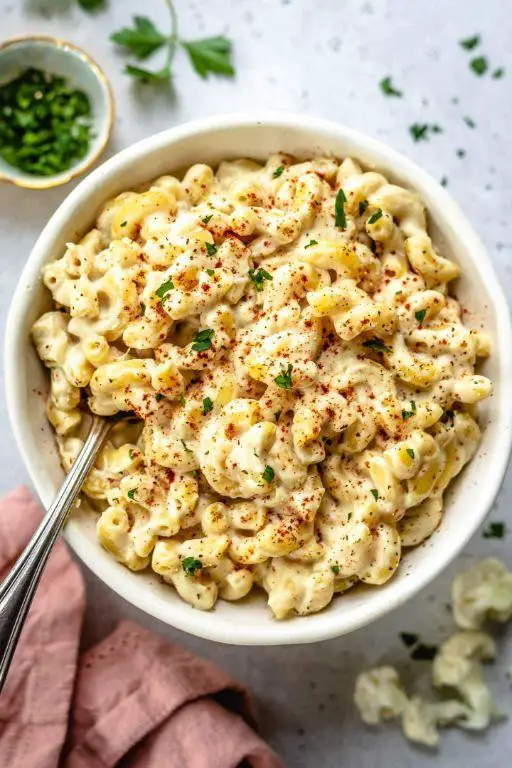 Vegan Cauliflower Mac and Cheese