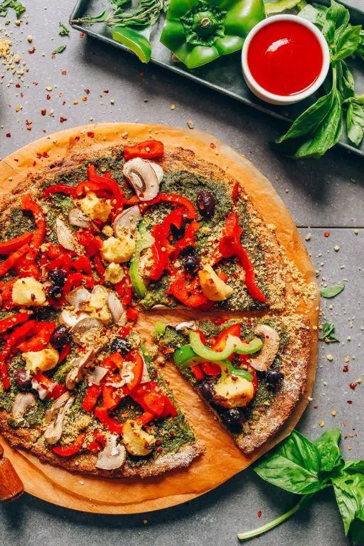 Vegan Cauliflower Pizza Crust