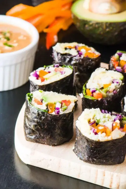 Vegan Cauliflower Sushi Rolls