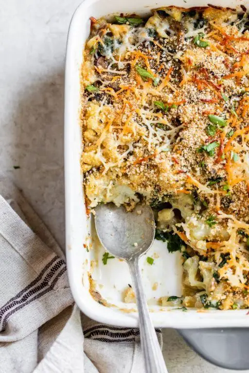 Vegan Cauliflower and Potato Gratin