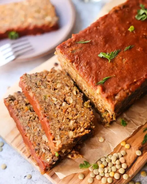 Vegan White Bean and Lentil Loaf