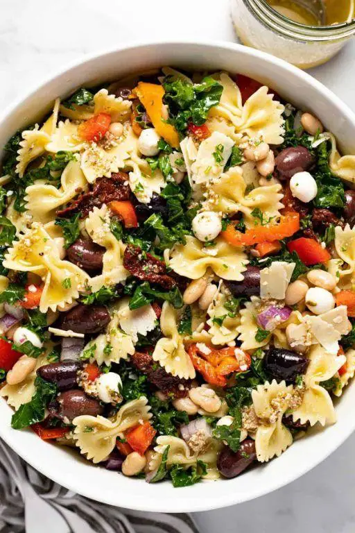 Vegetable Loaded Cavatappi Salad
