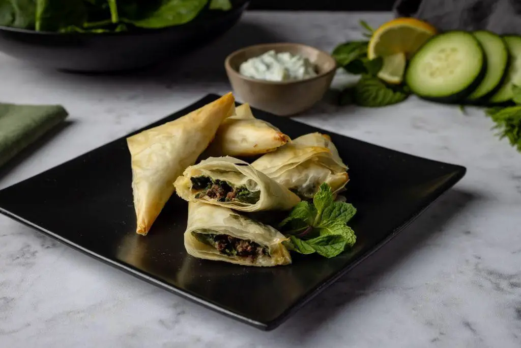 Venison Sausage with Spinach and Feta