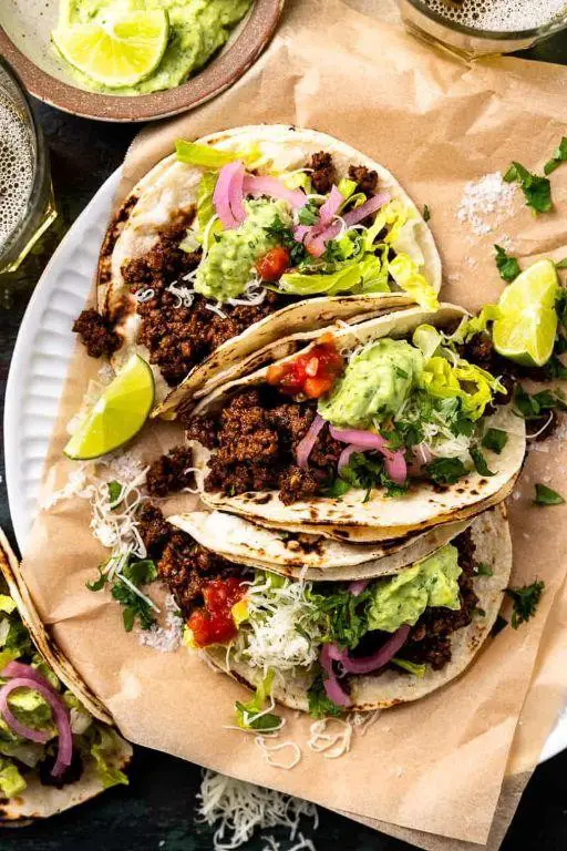 Venison Steak Tacos with Avocado Lime Crema