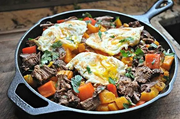 Venison Steak and Potato Hash