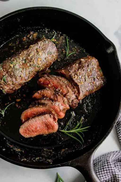 Venison Steak with Herb Butter