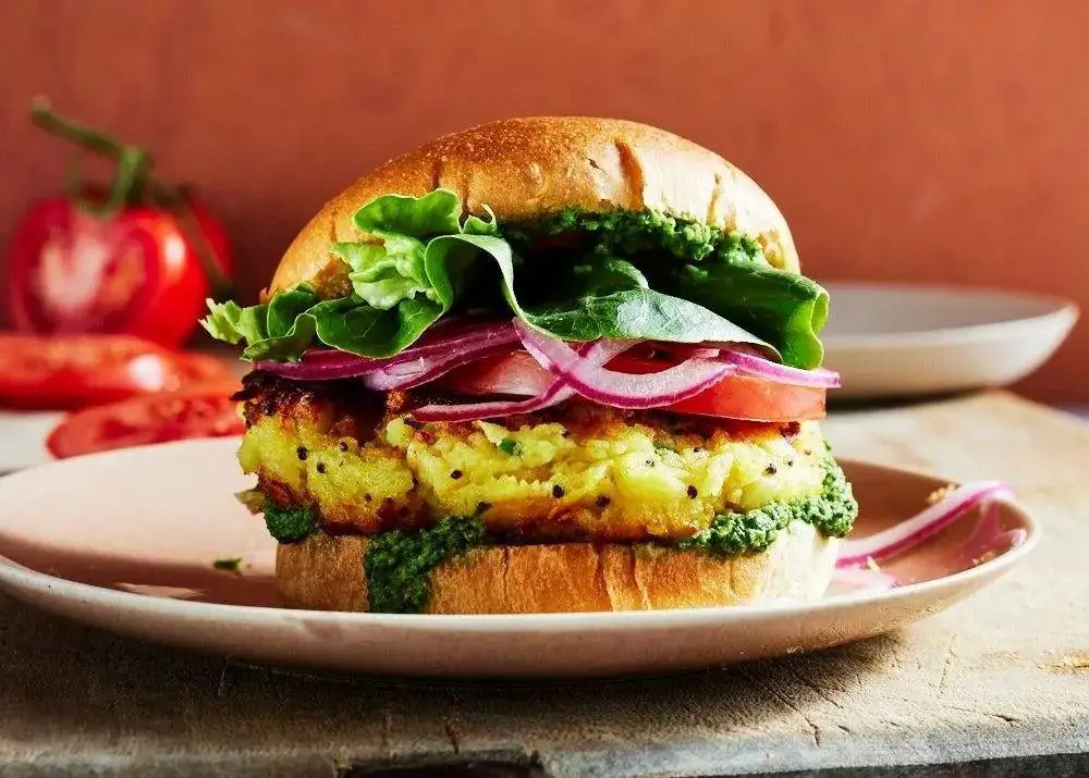 White Urad Dal Burger