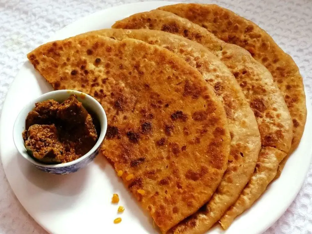 White Urad Dal Paratha