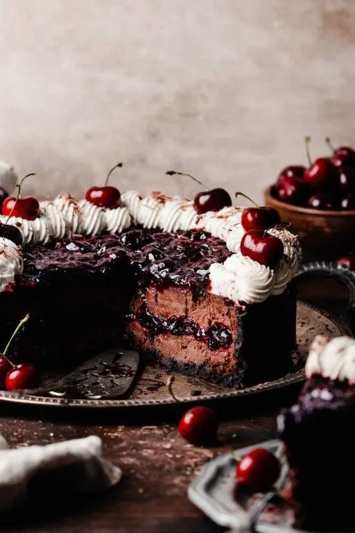 Wild Black Cherry Cheesecake