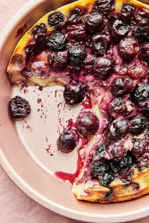 Wild Black Cherry Clafoutis