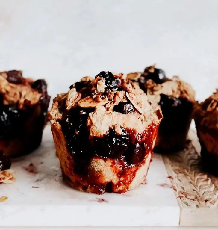 Wild Black Cherry Muffins