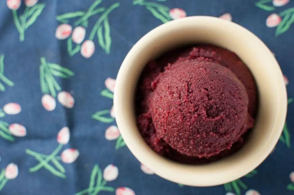 Wild Black Cherry Sorbet