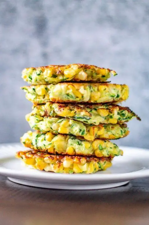 Zucchini and Corn Fritters