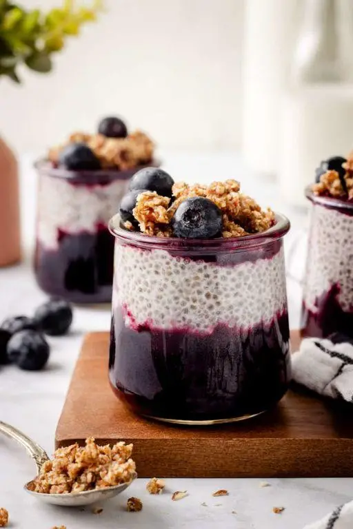 Blueberry Pie Filling with Chia Seeds