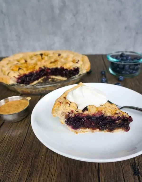 Blueberry Pie Filling with Coconut Sugar