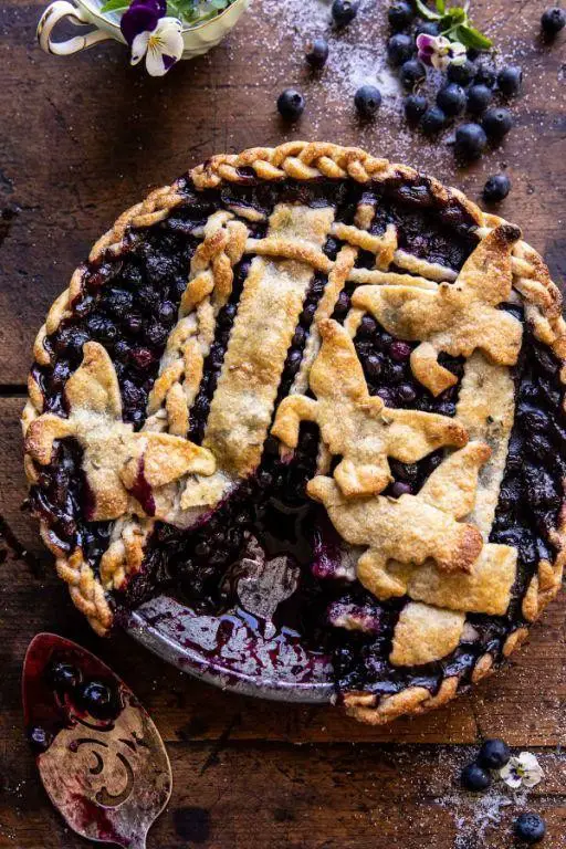 Blueberry Pie Filling with Lavender