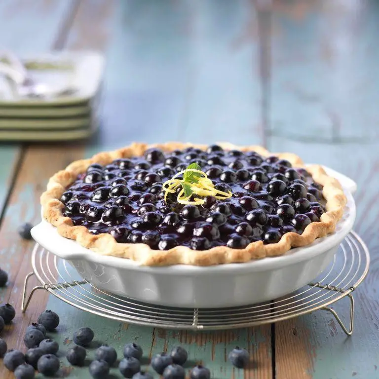 Blueberry Pie Filling with Lemon Zest