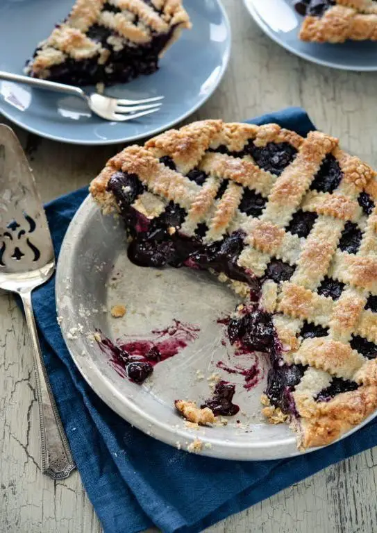 Blueberry Pie Filling with Maple Syrup
