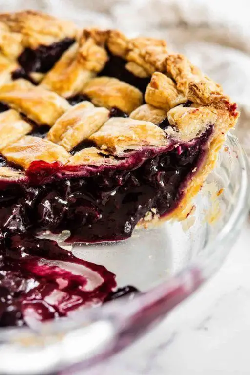Quick Blueberry Pie Filling Using Frozen Blueberries